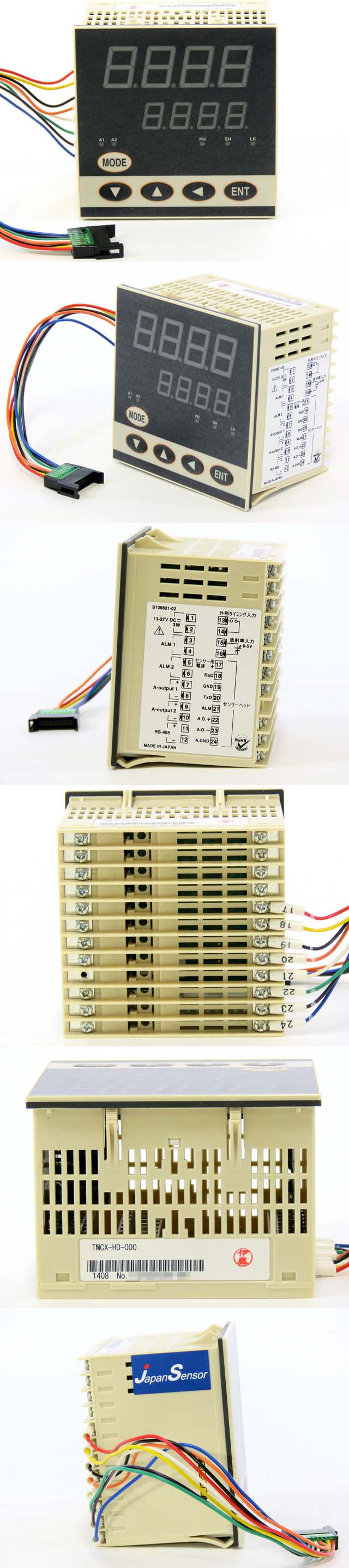 格安SALEスタート】 機械工具のラプラスジャパンセンサー 放射温度計 表示設定器 DC電源 パネルマウント型 セット TMHX-CNE0500- 0120E5.5 TMCX-NDE